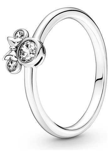 Anillo Pandora Con Forma De Cabeza Reluciente De Minnie Mous