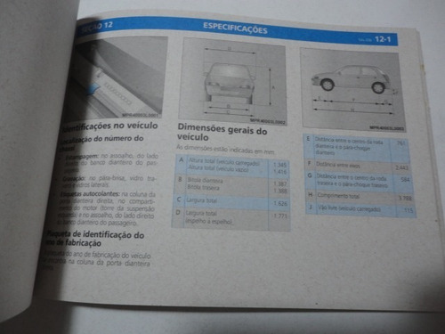 Manual Gm Celta 2009 2010 Original Gm 1.0 8v Flex Mpfi Vhc (Usado)