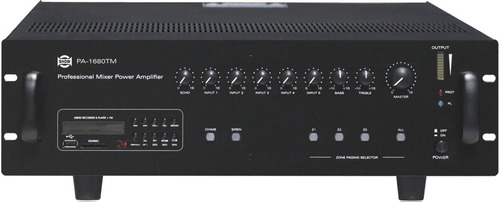 Amplificador Linea Show Pa1680tm (600w/100v) . Onoffstore.