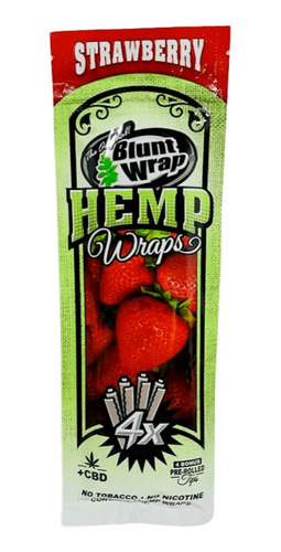 Imagen 6 de 6 de Blunt De Cáñamo Blunt Wrap Con Cbd 4x