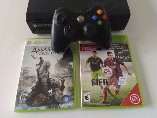 Xbox 360 Slim E Stingray + 2 Juegos Originales + Joystick
