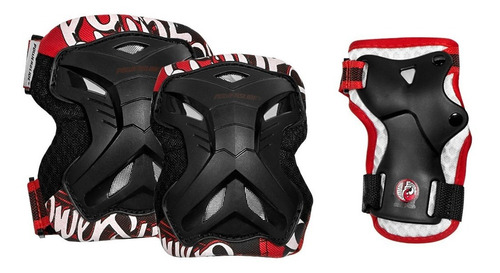 Set De Protecciones Powerslide Kids Pro Butterfly / Robot