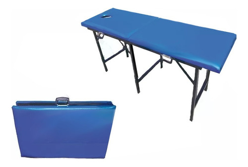 Camilla portátil masajes color azul Star XL500 