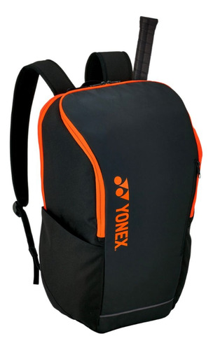 Mochila Yonex Team Backpack S Negra/naranjo 2023 + Overgrip