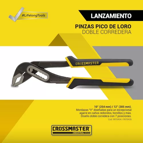 Crossmaster  PINZA PICO DE LORO DOBLE CORREDERA