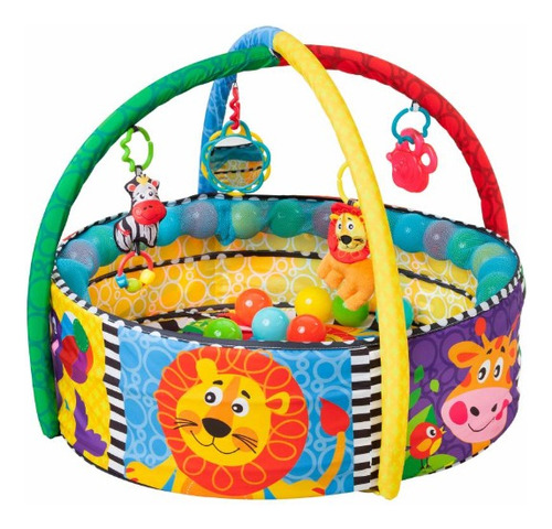 Gimnasio Pelotero Bebe Playgro Ball Playnest Activity Gym