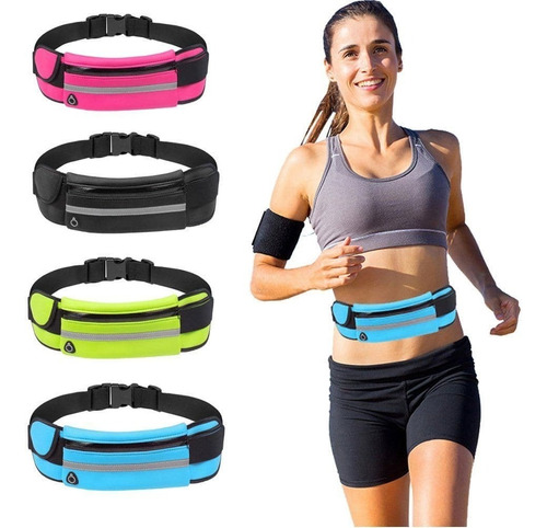 Cangurera Para Gym Correr Celular Audifonos Llaves Cartera