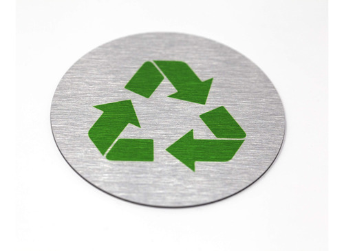 Letreros De Metal De Reciclaje | Marcador De Papelera De Rec