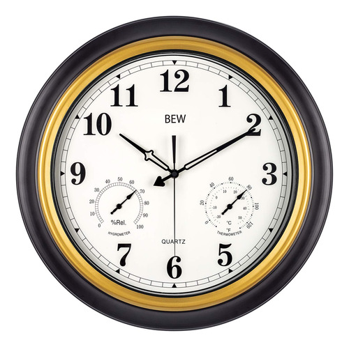 Bew Reloj Grande Impermeable Para Exteriores Reloj De Patio