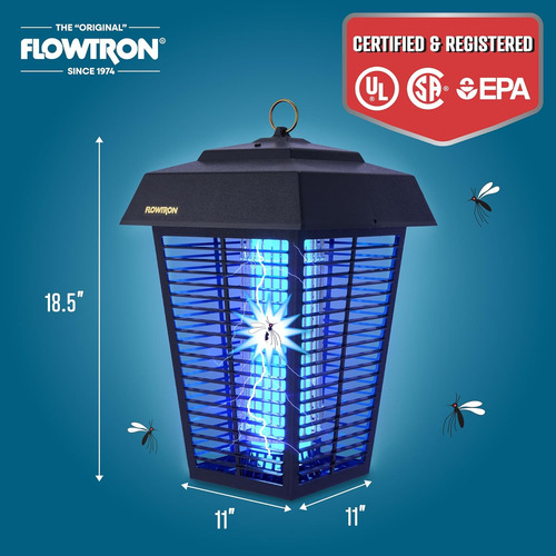Flowtron Bk-80d - Asesino Electrónico De Insectos (80 W, Cob