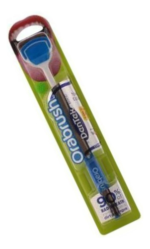 2 Pza Limpiador De Lengua Dentek Orabrush 1 Pza