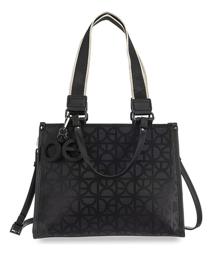 Bolsa Satchel Cloe Sirlania Chico Color Negro