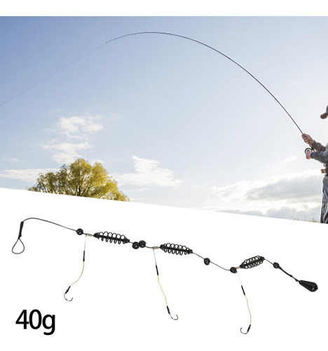 5 Alimentador De Carpa De Primavera, Jaula De Cebo De 40g