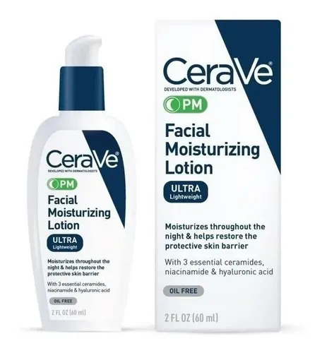 comprar Cerave Loción Hidratante Facial Pm Ultra Ligero 60 Ml