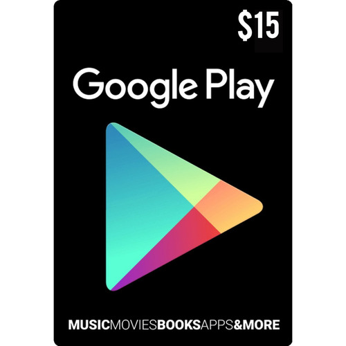 Tarjeta Google Play 15 Usd Usa | Mvd Store