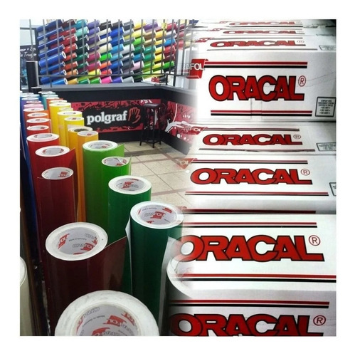 Imagen 1 de 5 de Vinilo Oracal 651 (vehicular) 1.00 X 0.63m. Polgraf