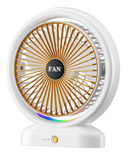 Mini Ventilador De Escritorio U De Tres Velocidades Con Bate