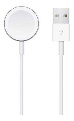 Cable de carga compatible con Apple Watch Series 2, 3, 4, 5, color blanco