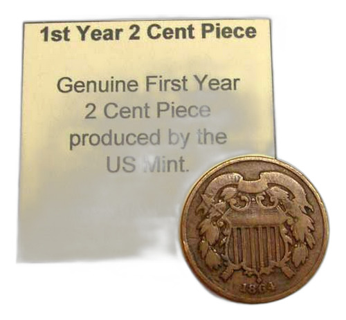 Primer Año 2 Cent Piece.