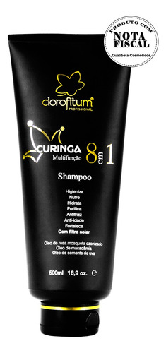 Shampoo Curinga 8 Em 1 Multifunção Clorofitum 500ml