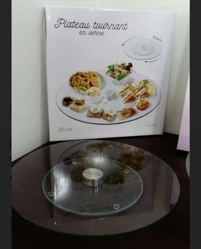 Exhibidor Porta Para Tortas Y Bocaditos 30 Cm Envio Gratis