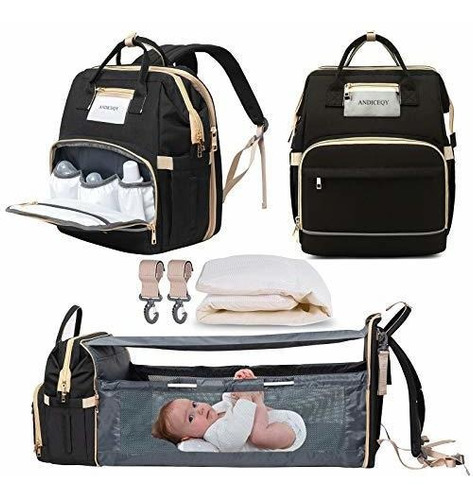 Imagen 1 de 6 de Impermeable 3 En 1 Mochila Plegable Para Cama De Bebé,bolsa