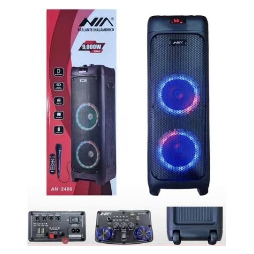 Parlante Cabina Sonido Recargable Bluetooth Nia 9000w