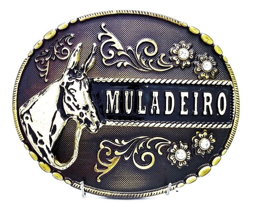 Fivela Muladeiro Country Cowboy Luxo Top P Cinto - Oferta!