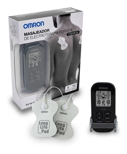 Masajeador Electroterapia Omron Elite Hvf021 Color Negro