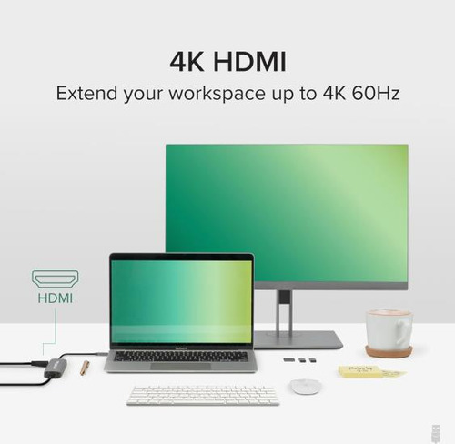 Adaptador Hub Usb-c 7 En 1: Multipuerto Y Concentrador