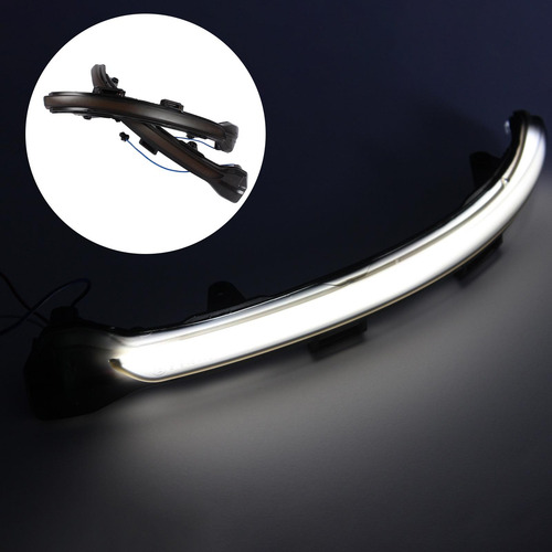 Luz De Señal De Para Espejo Retrovisor De Ala Y Amarillo