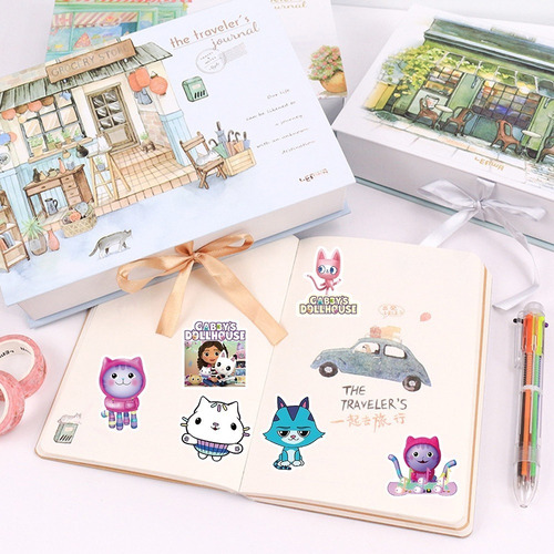 Imagen 7 de 7 de Gabby's Dollhouse - Set De 50 Stickers / Calcomanias