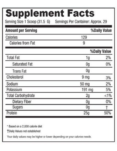 Proteina 100% Hdrolized Isolate Vanilla 2lb