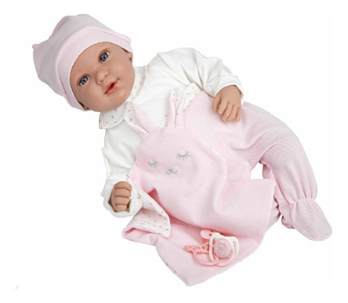 Muñeca Reborn Arias Elegance Iria Rosa 45cm Sonido