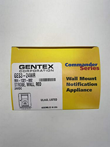 Gentex Ges3  24 wr 24 vdc Seleccionable Candela Evacuación 
