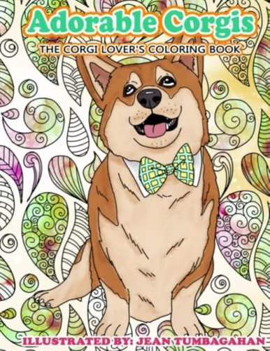 Libro: Adorable Corgis: The Corgi Lovers Coloring Book