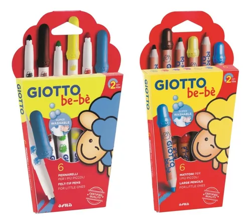 Lápices de Colores Giotto Bebé Set de 6