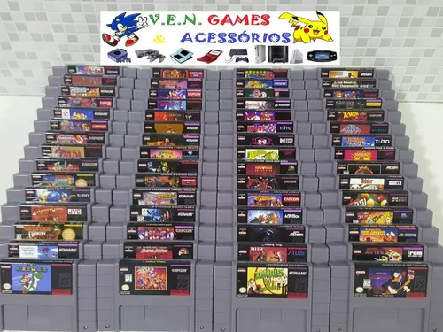 Lote De Jogos Recondicionado P/ Super Nintendo!!!!