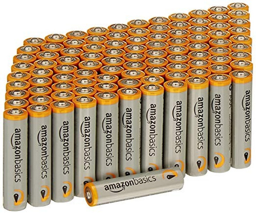 Amazonbasics Aaa Rendimiento Pilas Alcalinas (100-pack)