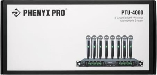 Phenyx Pro Sistema De Micrófono Inalámbrico, Micrófono Inalá