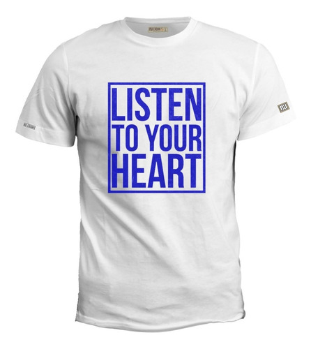 Camiseta Estampada Listen To Your Heart Hombre  Inp Eco  