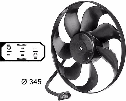 Motoventilador Jetta 1999 2000 2001 2002 2003 04050607080910