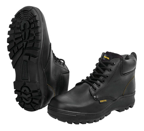 Zapatos Casco, #23, Negro, Agujeta Bicolor, Pretul 26061