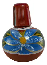Comprar Cantaro Jarron De Barro Decorado Para Agua Con Vaso 4.5lts