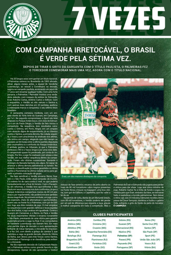 Coleção Oficial Histórica Palmeiras Edição 12 - Pôster, De On Line Editora. Editorial Online, Capa Mole, Edição 2023-02-09 00:00:00 Em Português, 2022