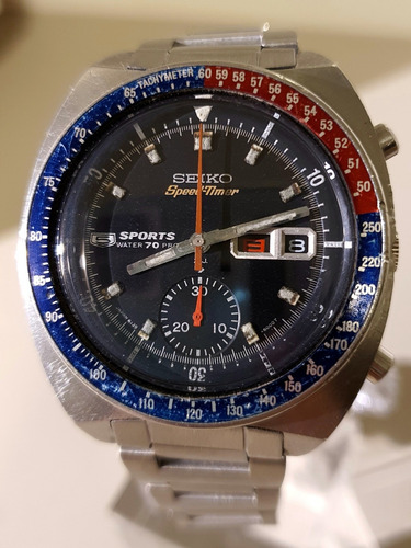 Relogio Seiko 6139-6000 Jdm Notched Case De 1969 Muito Raro