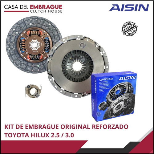Imagen 2 de 4 de Kit Embrague Toyota Hilux Revo Motor 2.4/2.8 Original Aisin