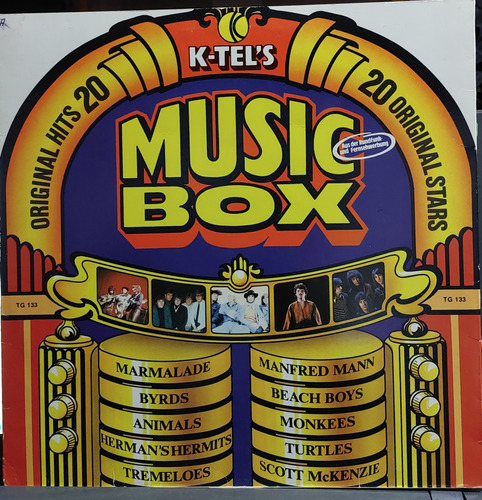 Vinilo Music Box 20 Hits Originales, 1 Lp, Varios Artistas