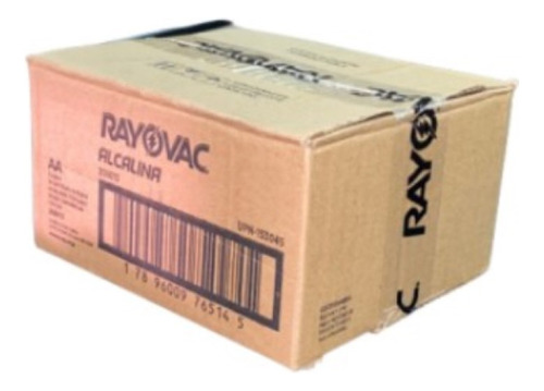 Caixa Com 18 Cartelas Aa Pequena Alcalina C/ 4un - Rayovac