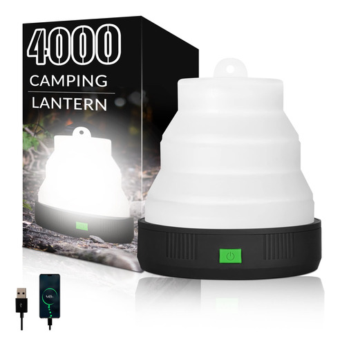 Linterna Camping Recargable Lm Luz Led Plegable Capacidad Al